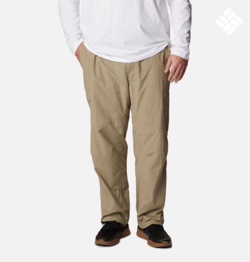 Men's Columbia Silver Ridge Cargo Pants Khaki | Plus Size CA-F68A5